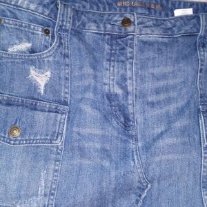 Michael Kors blue jean skirt